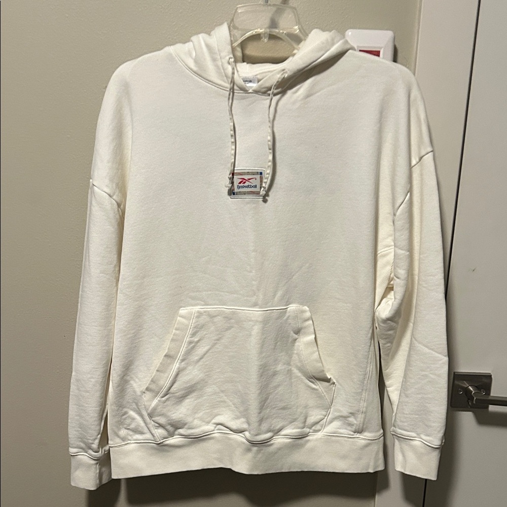 Reebok Men's Basketball Cream Hoodie